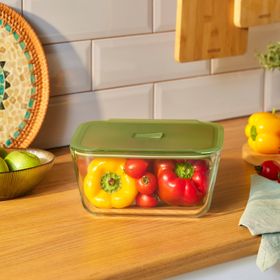 Karaca Green 2700 ml Dikdörtgen Cam Saklama Kabı