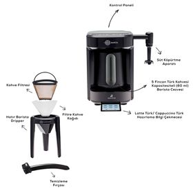 Karaca Hatır Barista Antrasit İçecek Hazırlama Makinesi