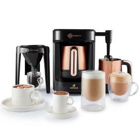 Karaca Hatır Barista Pro Konuşan Rosegold Cappuccino ve Türk Kahvesi Makinesi
