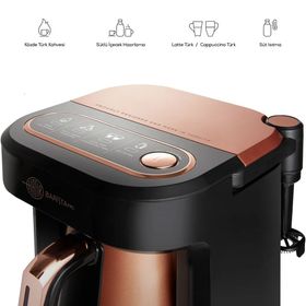 Karaca Hatır Barista Pro Konuşan Rosegold Cappuccino ve Türk Kahvesi Makinesi