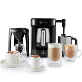 Karaca Hatır Barista Pro Konuşan Silver Cappuccino ve Türk Kahvesi Makinesi