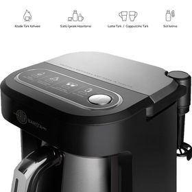 Karaca Hatır Barista Pro Konuşan Silver Cappuccino ve Türk Kahvesi Makinesi