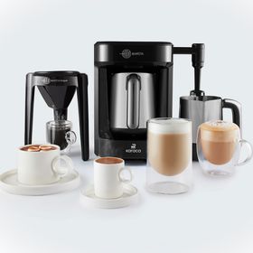 Karaca Hatır Barista Steel Galaxy Grey Cappuccino ve Türk Kahvesi Makinesi