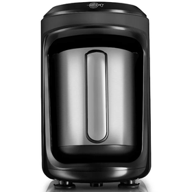Karaca Hatır Hüp Aroma Steel Black Chrome Türk Kahve Makinesi