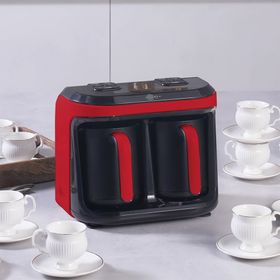 Karaca Hatır Hüp Düet Aroma Kırmızı Türk Kahvesi Makinesi