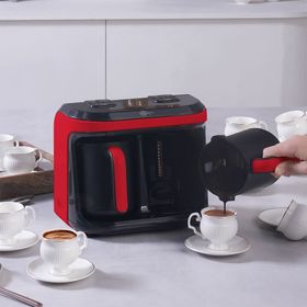 Karaca Hatır Hüp Düet Aroma Kırmızı Türk Kahvesi Makinesi