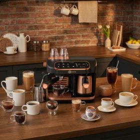 Karaca Hatır Perfetto Copper Espresso ve Türk Kahve Makinesi