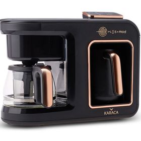 Karaca Hatır Plus Mod 5in1 Konuşan Black Copper Kahve Makinesi