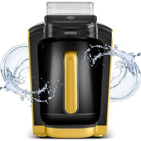 Karaca Hatır Su Alma Hazneli Pineapple Yellow Türk Kahvesi Makinesi