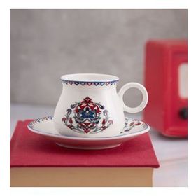 Karaca Hattat 90 ml 6 Kişilik Kahve Fincanı Takımı