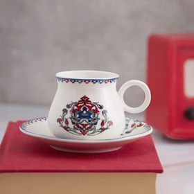 Karaca Hattat 90 ml 6 Kişilik Kahve Fincanı Takımı