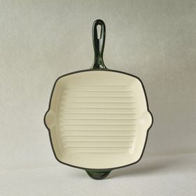 Karaca Heritage Demir Döküm Emayeli Grill Yeşil 26 cm Tava