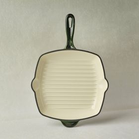 Karaca Heritage Demir Döküm Emayeli Grill Yeşil 26 cm Tava