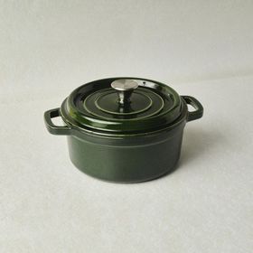 Karaca Heritage Yeşil 24 cm Demir Döküm Emayeli Tencere