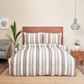 Karaca Home 160x220 cm Lesli İndigo Tek Kişilik İpliği Boyalı Nevresim Takımı