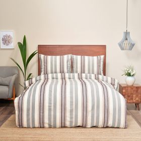 Karaca Home 160x220 cm Lesli İndigo Tek Kişilik İpliği Boyalı Nevresim Takımı