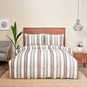 Karaca Home 160x220 cm Lesli İndigo Tek Kişilik İpliği Boyalı Nevresim Takımı