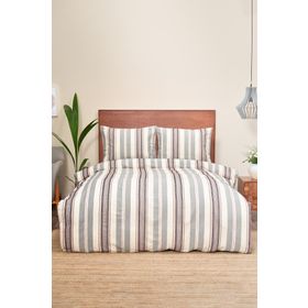 Karaca Home 160x220 cm Lesli İndigo Tek Kişilik İpliği Boyalı Nevresim Takımı
