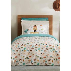 Karaca Home 160x220 cm Young Cowboys Tek Kişilik Nevresim Takımı
