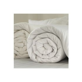 Karaca Home 200-18-02-0004 Beyaz Microfiber Çift Kişilik Yorgan ve 2'li Yastık Seti