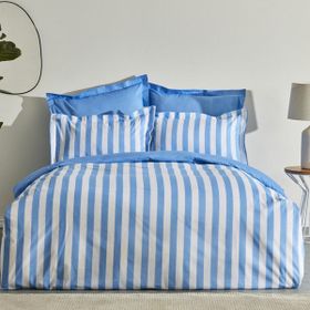 Karaca Home 200 x 220 cm Brine Çift Kişilik %100 Pamuk Mavi PP Nevresim Takımı