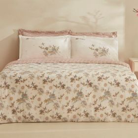 Karaca Home 200 x 220 cm Mency Lyocell Krep Çift Kişilik Bej Nevresim Takımı