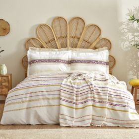Karaca Home 200 x 220 cm Morin Pamuk Çift Kişilik Multi Color Renkli Nevresim Pike Takımı