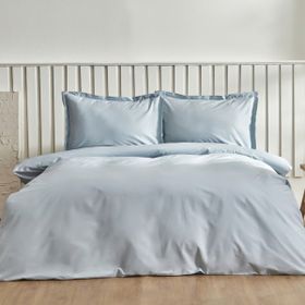 Karaca Home 220 x 240 cm Cool Touch Basic Kıng Kisilik Mavi Nevresim Takımı