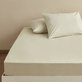 Karaca Home 240x260 cm Adaçayı Çift Kişilik Düz Çarşaf