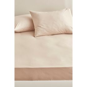 Karaca Home 240x260 cm Toprak Çift Kişilik Düz Çarşaf