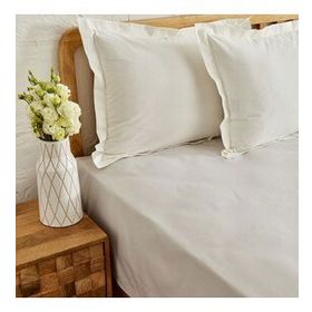 Karaca Home 260x280 cm Açık Gri Düz Çarşaf