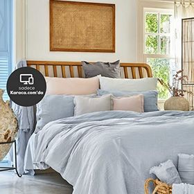 Karaca Home 4 Element %100 Pamuk Mavi Çift Kişilik Yatak Örtüsü