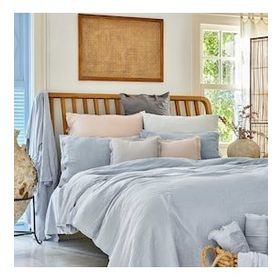 Karaca Home 4 Element %100 Pamuk Mavi Çift Kişilik Yatak Örtüsü