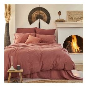 Karaca Home 4 Element %100 Pamuk Terracotta Çift Kişilik Nevresim Takımı