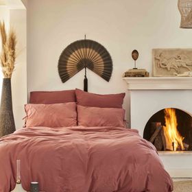 Karaca Home 4 Element %100 Pamuk Terracotta Çift Kişilik Nevresim Takımı