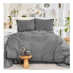 Karaca Home 4 Element Antrasit Çift Kişilik Nevresim Takımı