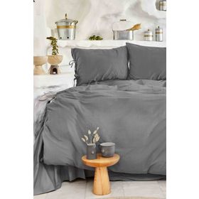 Karaca Home 4 Element Antrasit Çift Kişilik Nevresim Takımı
