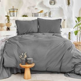 Karaca Home 4 Element Antrasit Pamuk Çift Kişilik Su 200x220 cm Nevresim Takımı