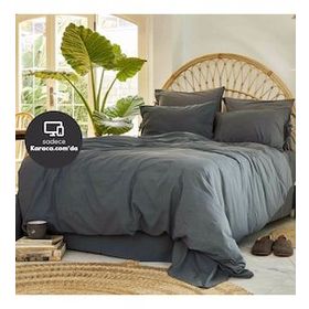 Karaca Home 4 Element Ateş %100 Pamuk Koyu Gri Çift Kişilik Nevresim Takımı