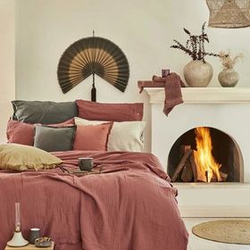 Karaca Home 4 Element Terracotta Tek Kişilik Yatak Örtüsü