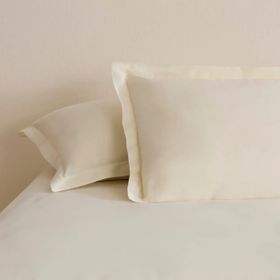 Karaca Home 50x70 cm Ekru Basic Volanlı 2'li Yastık Kılıfı