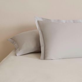 Karaca Home 50x70 cm Gri Basic Volanlı 2'li Yastık Kılıfı