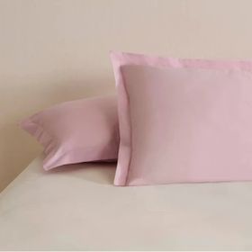 Karaca Home 50x70 cm Pudra Basic Volanlı 2'li Yastık Kılıfı