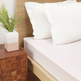 Karaca Home Açık Pembe Penye Çift Kişilik Fitted Çarşaf