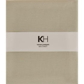 Karaca Home Adaçayı Basic %100 Pamuk Çift Kişilik Düz Çarşaf