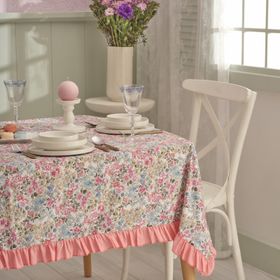 Karaca Home Alice 150x220 cm Pembe Dertsiz Masa Örtüsü