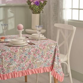 Karaca Home Alice 150x220 cm Pembe Dertsiz Masa Örtüsü