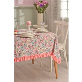Karaca Home Alice 150x220 cm Pembe Dertsiz Masa Örtüsü
