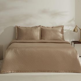 Karaca Home Alice Gold Çift Kişilik Yatak Örtüsü Seti