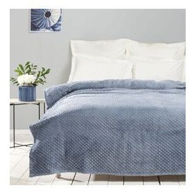 Karaca Home Alice İndigo Tek Kişilik Tomurcuk Wellsoft Battaniye